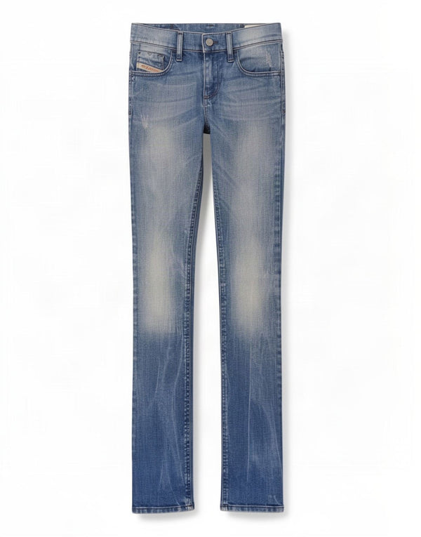 Jeans slim da donna Diesel Livy W25 L32 cotone blu