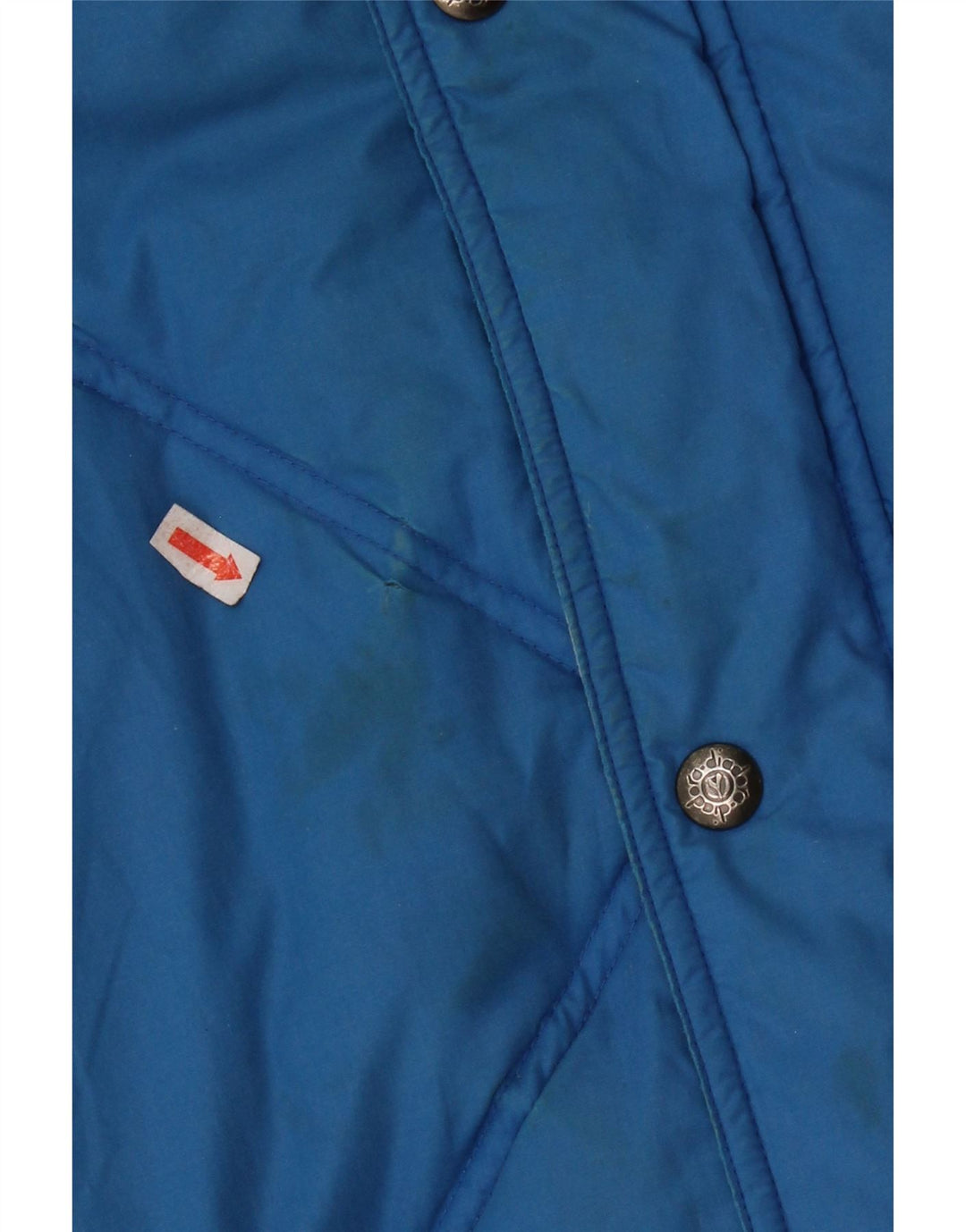 Giacca imbottita reversibile con cappuccio da uomo Diadora UK 40 Large Blu Poliestere