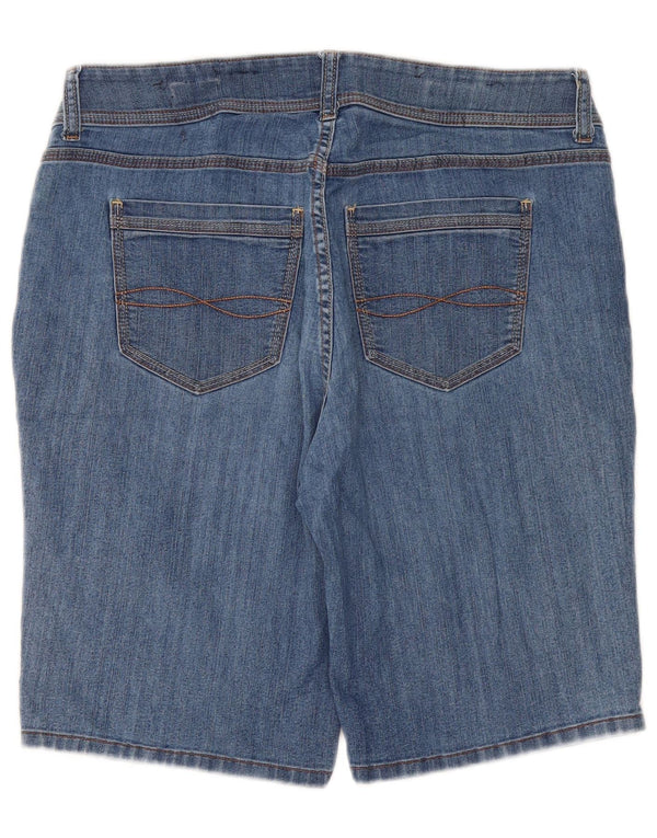 Pantaloncini di jeans Lee Riders da donna W34 grandi blu