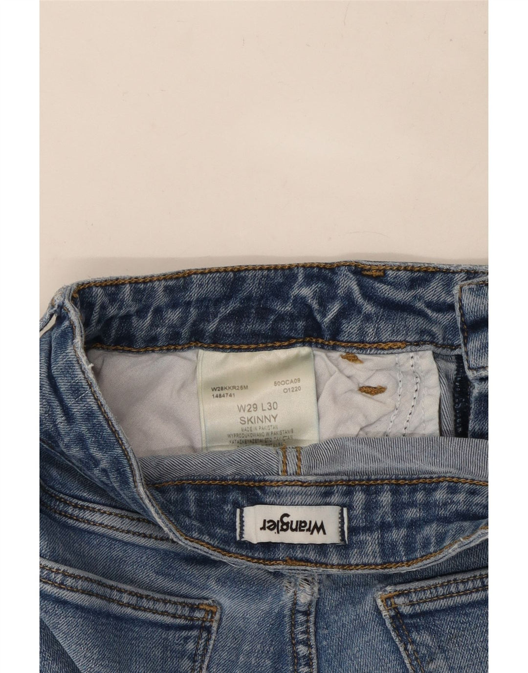 Jeans skinny da donna WRANGLER W29 L27 cotone blu