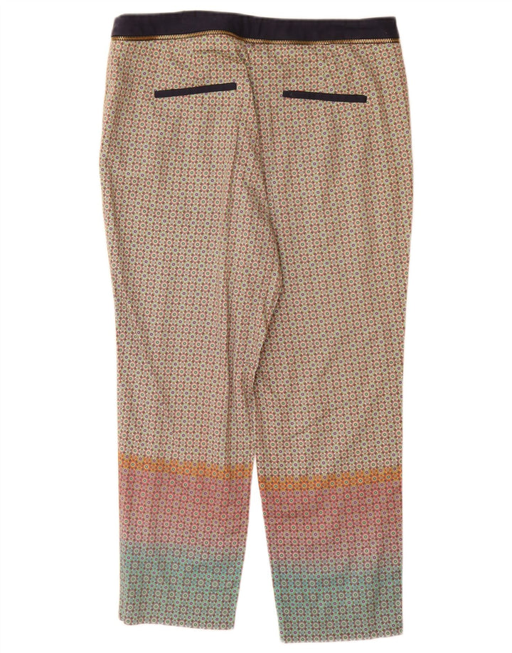 Pantaloni corti da donna Zara EU 40 medi W30 L24 multicolore geometrico