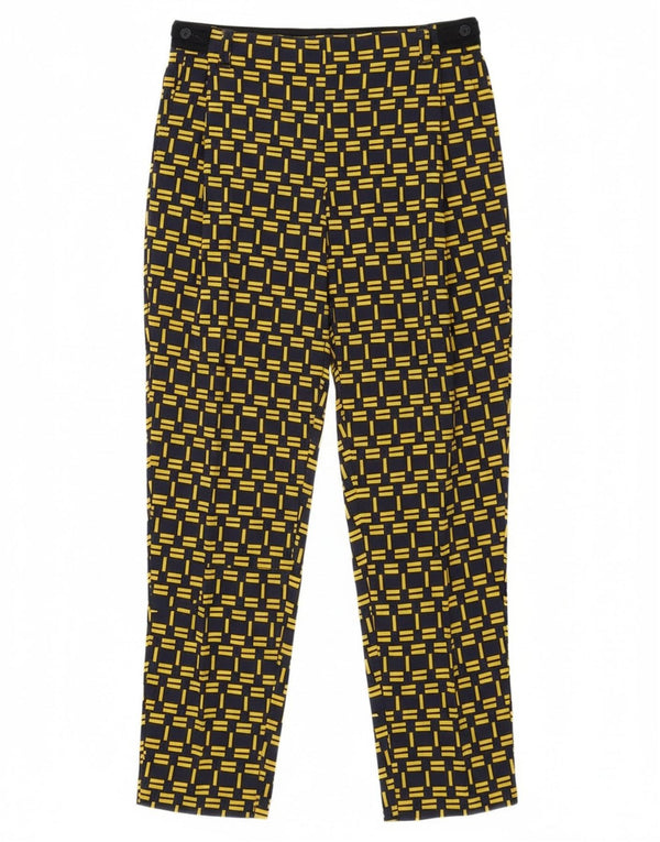 Pantaloni chino affusolati premaman da donna Zara XS W29 L26 quadri gialli