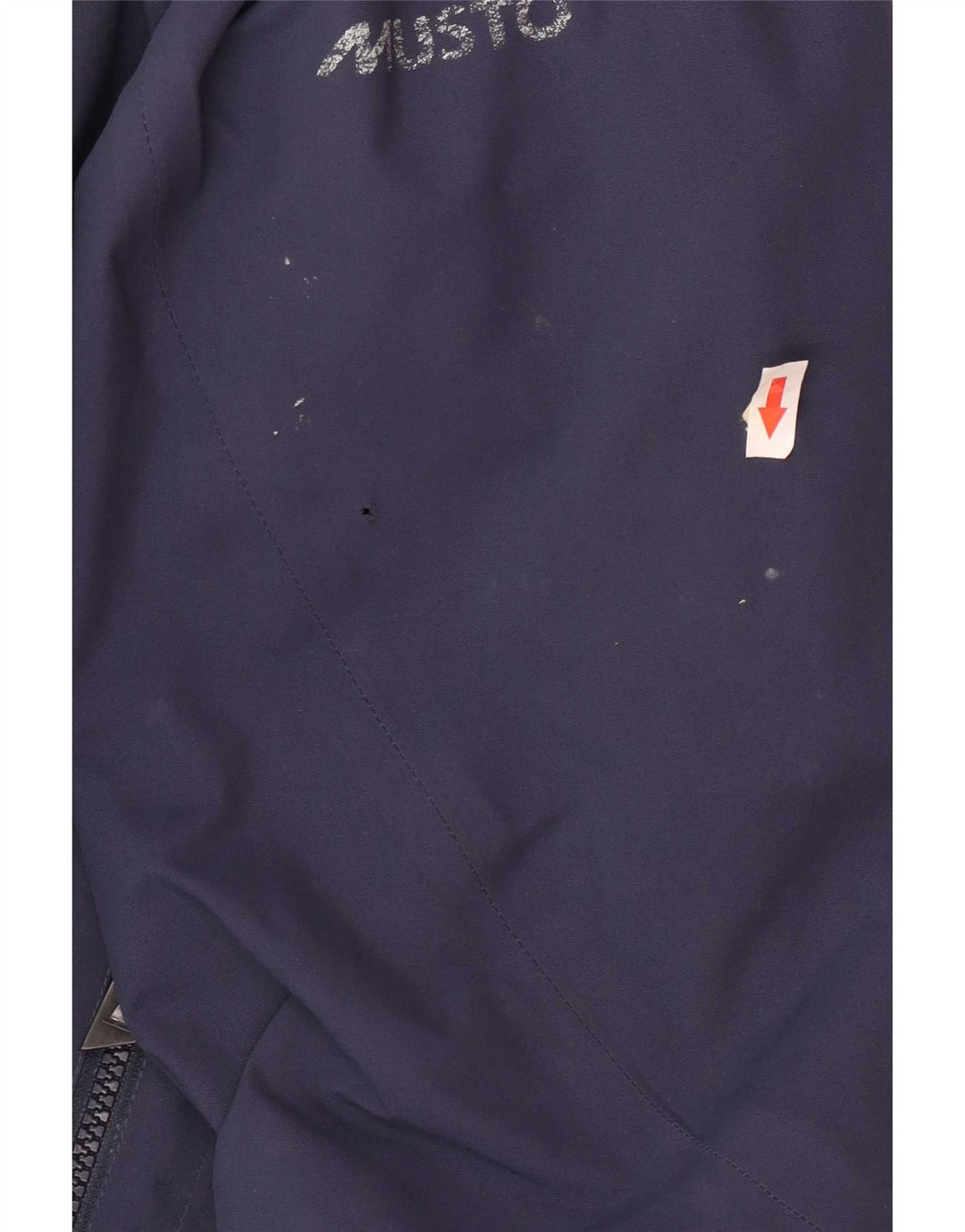 Giacca antipioggia da uomo con cappuccio Musto UK 40 grande poliestere blu navy