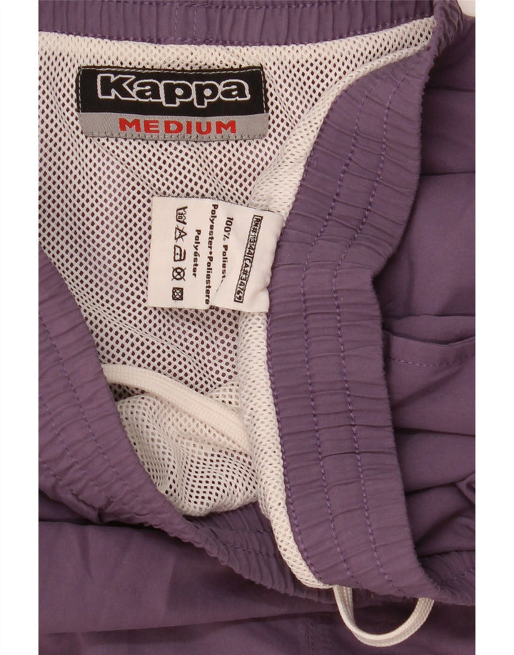 Pantaloncini sportivi da uomo Kappa in poliestere viola medio