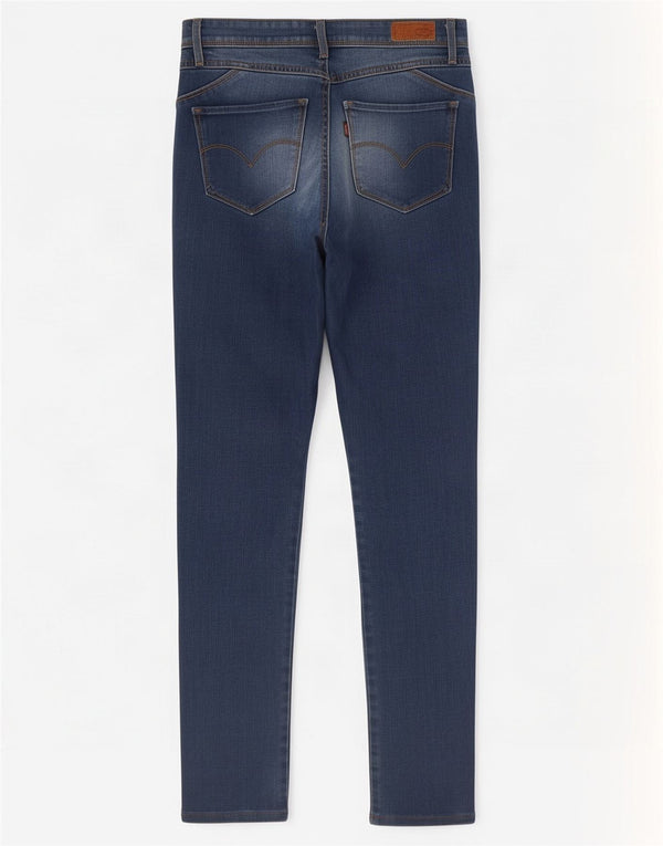 Jeans skinny Levi's da donna a vita media W28 L30 Blu