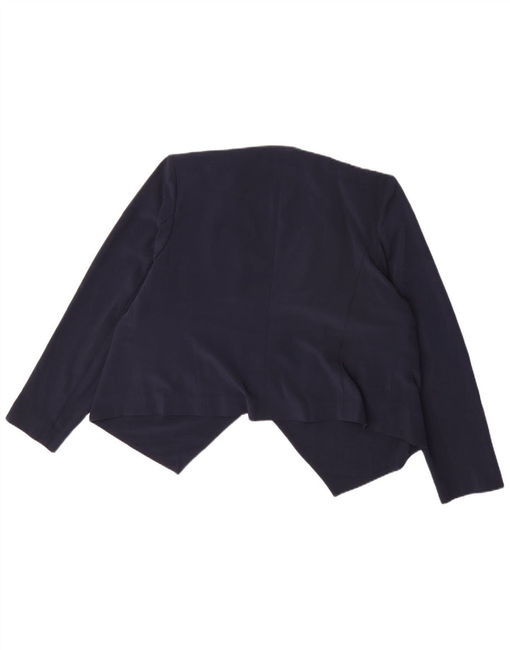 Marks & Spencer Bolero da donna Top UK 16 Large Blu Navy Poliestere