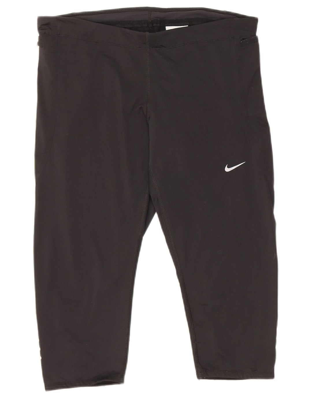 Pantaloni da tuta Nike Dri Fit Capri da donna UK 16 Large Nero Poliestere