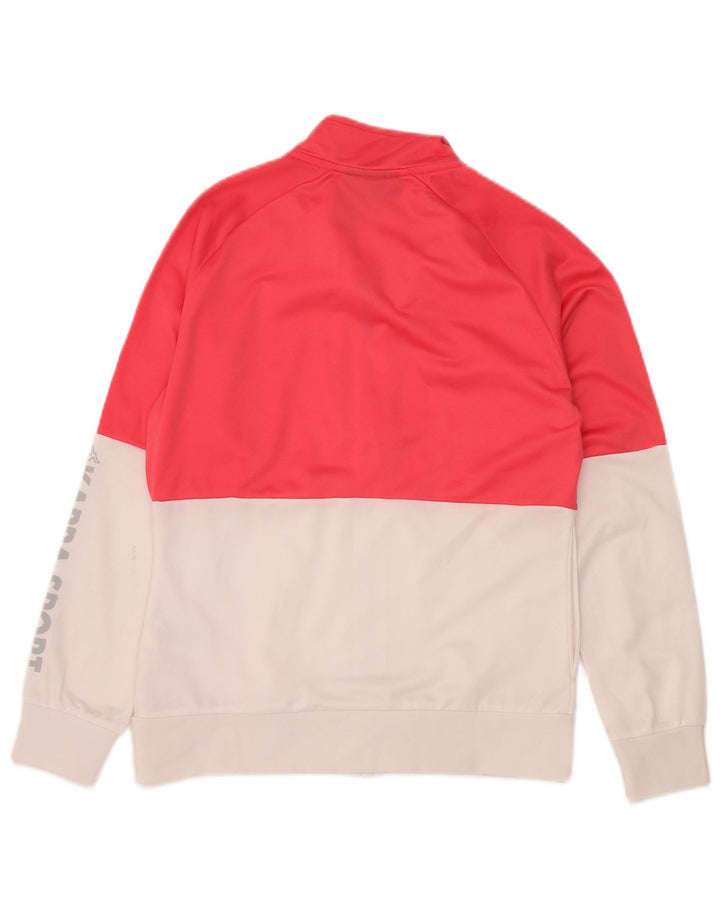Giacca da ginnastica da donna con grafica Kappa UK 16 Large Rosso Colourblock