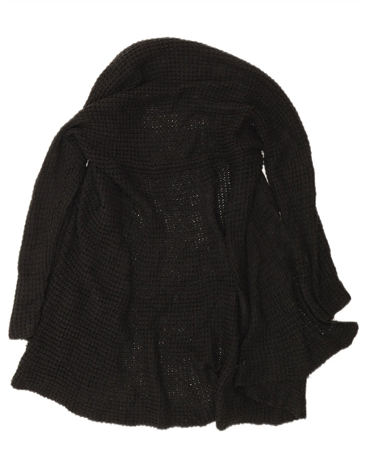 Maglione cardigan aperto da donna Zara UK 12 medio nero