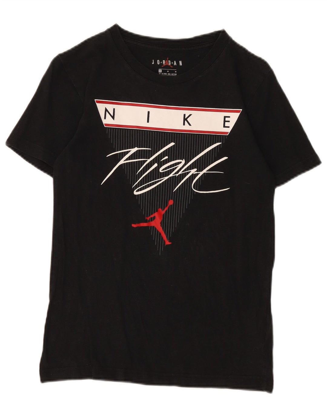 T-shirt grafica Jordan da bambino, 10-11 anni, cotone nero medio