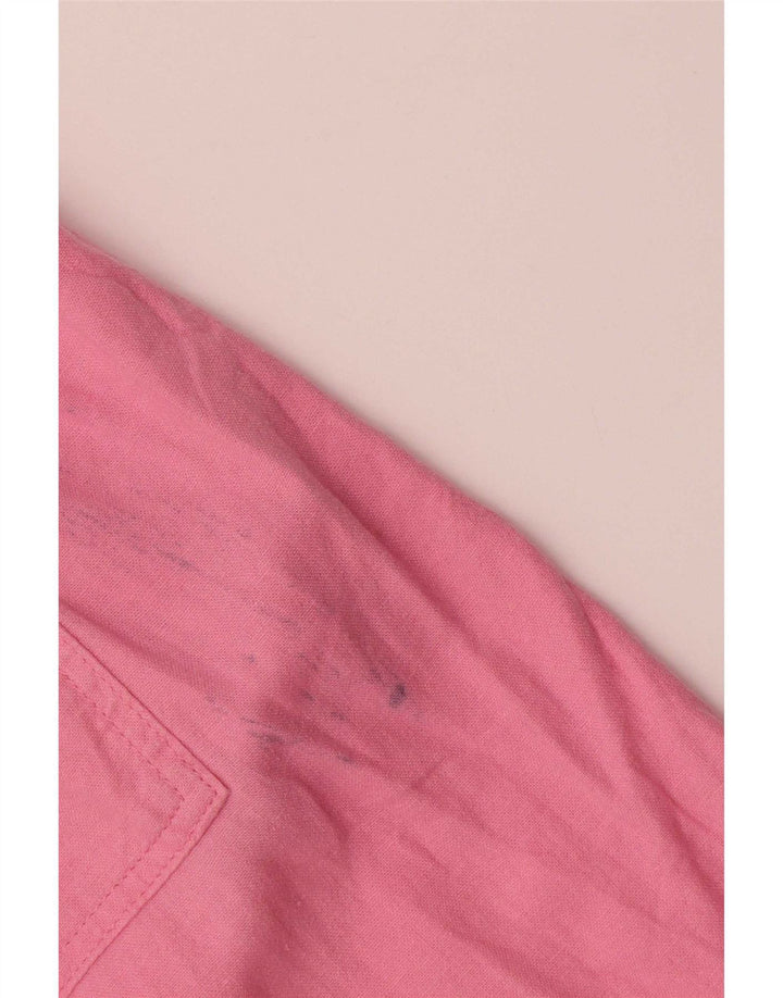 Bermuda da donna Marks & Spencer 4XL W48 Lino rosa
