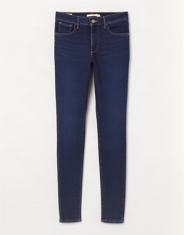 Jeans Levi's da donna 720 super skinny W27 L30 cotone blu navy