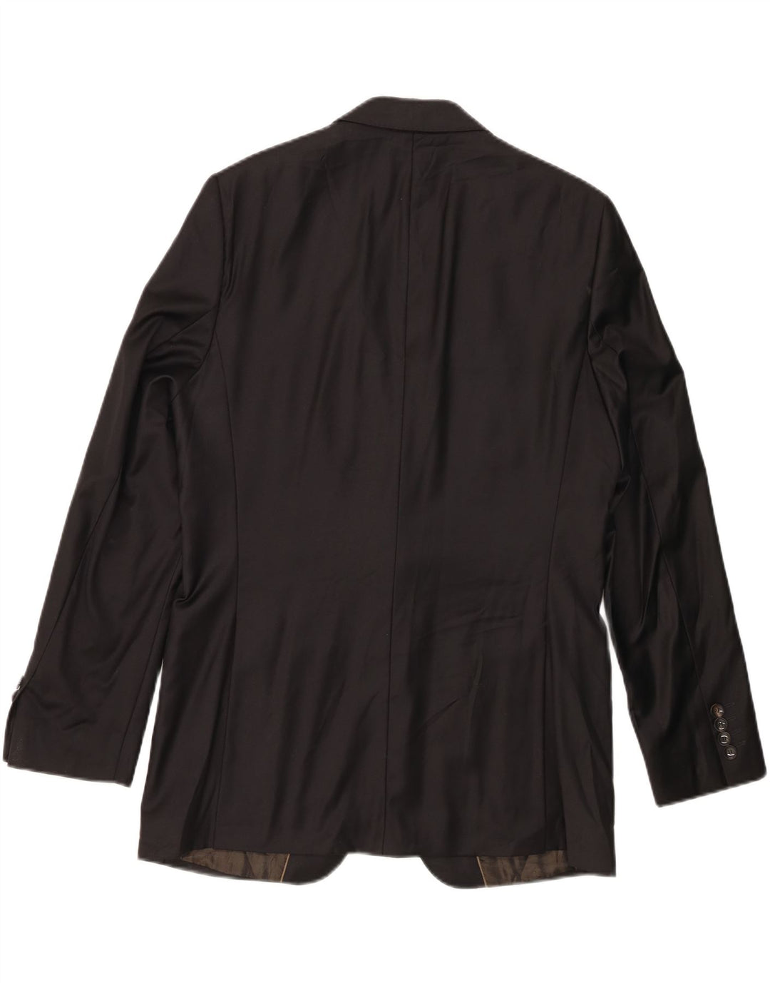 Giacca blazer a 2 bottoni classica da uomo Zara EU 50 lana nera media