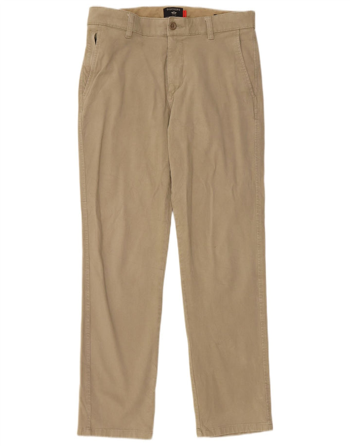 Pantaloni chino slim da donna Dockers W29 L29 in cotone beige