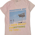 JACK & JONES Mens Graphic T-Shirt Top Medium Pink Cotton | Vintage Jack & Jones | Thrift | Second-Hand Jack & Jones | Used Clothing | Messina Hembry 
