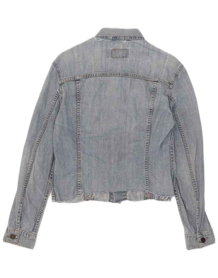 Giacca di jeans corta Levi's per ragazze 10-11 anni in cotone blu medio