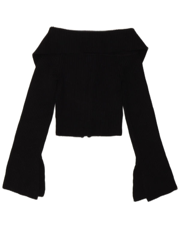 Maglione Bolero da donna Zara UK 12 medio nero