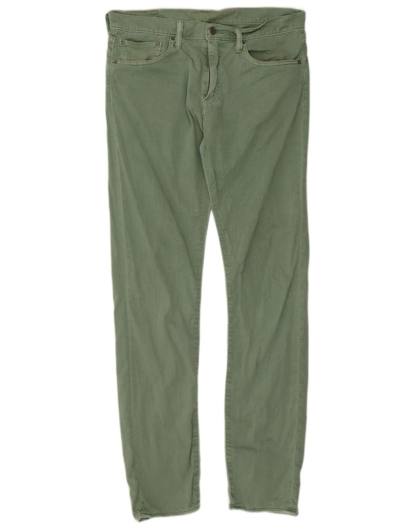 Jeans Levi's 508 affusolati da donna W32 L34 cotone verde