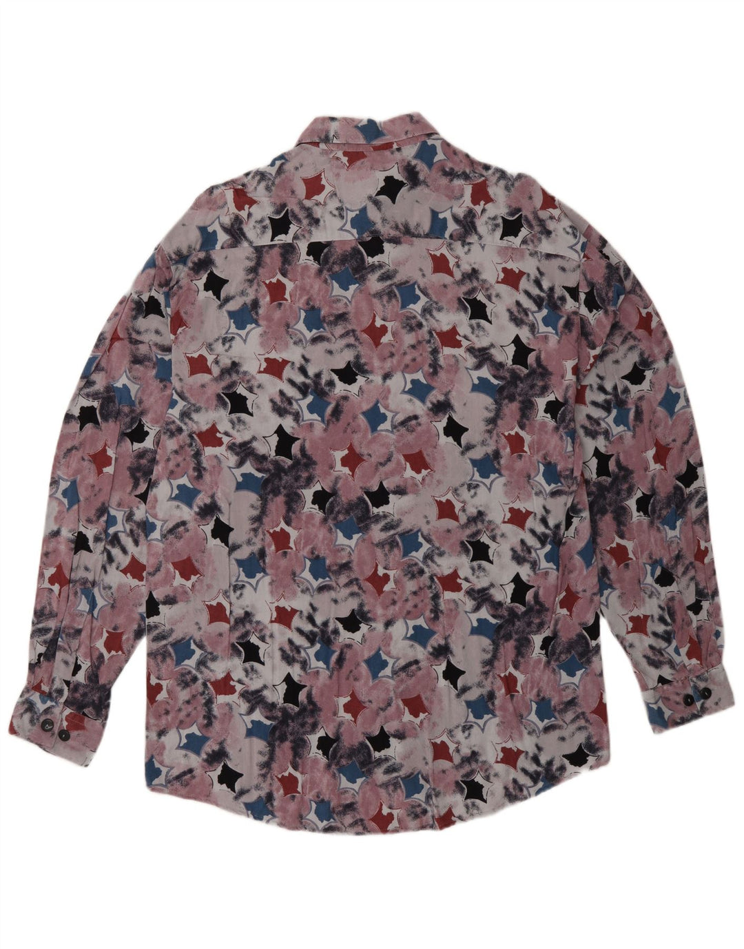 AL BRIGHT Mens Shirt Size 39/40 Medium Multicoloured Geometric