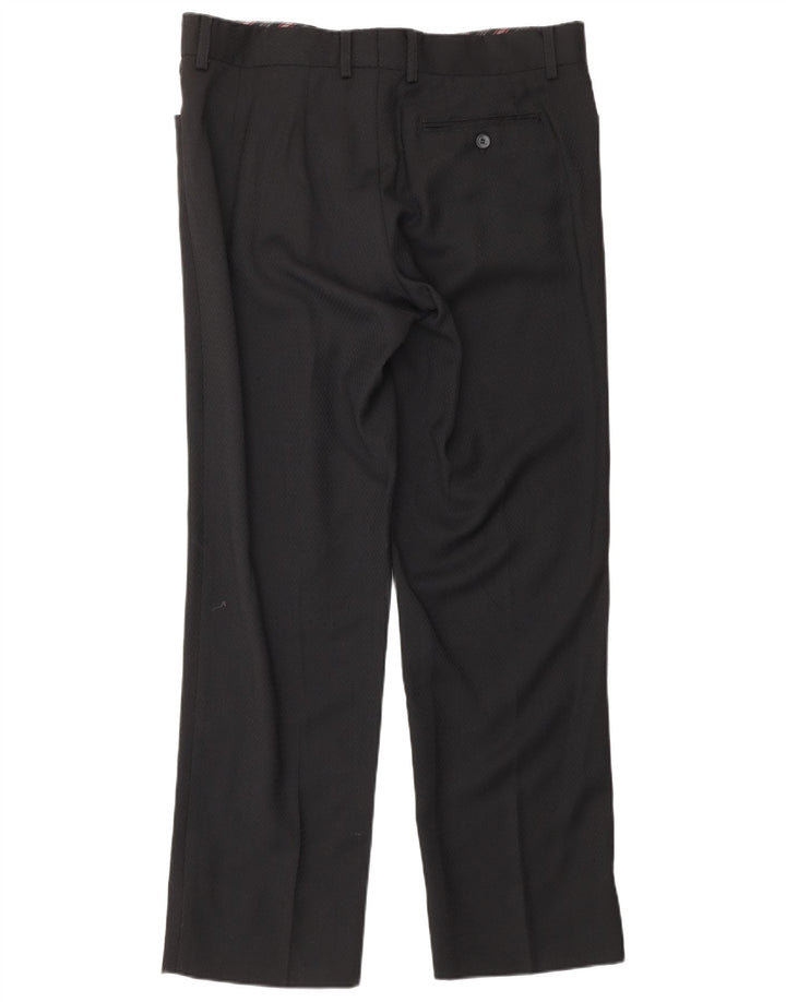 DOLCE & GABBANA Abito 2 pezzi da uomo IT 50 Large W36 L31 Nero Lana vergine