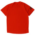 T-shirt grafica ADIDAS da uomo Climalite Top piccolo poliestere rosso
