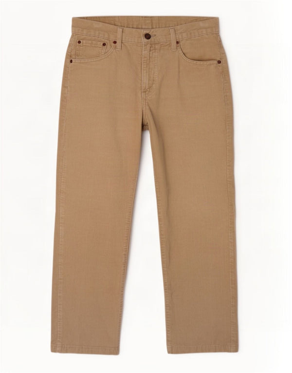Levi's Uomo 751 Pantaloni dritti in velluto a coste W30 L26 Cotone Beige