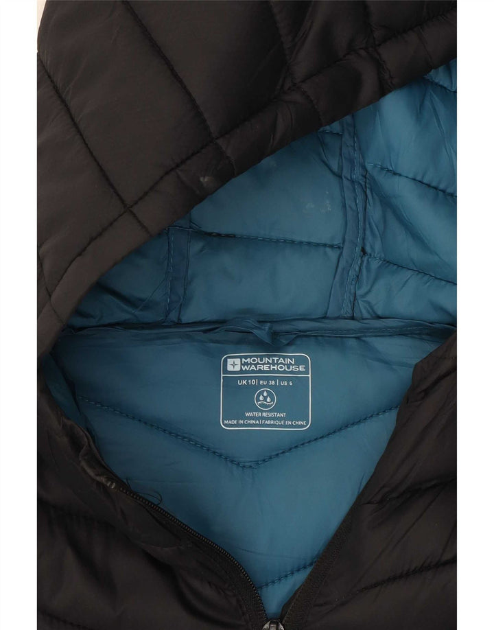 Giacca imbottita con cappuccio da donna Mountain Warehouse UK 10 piccola nera