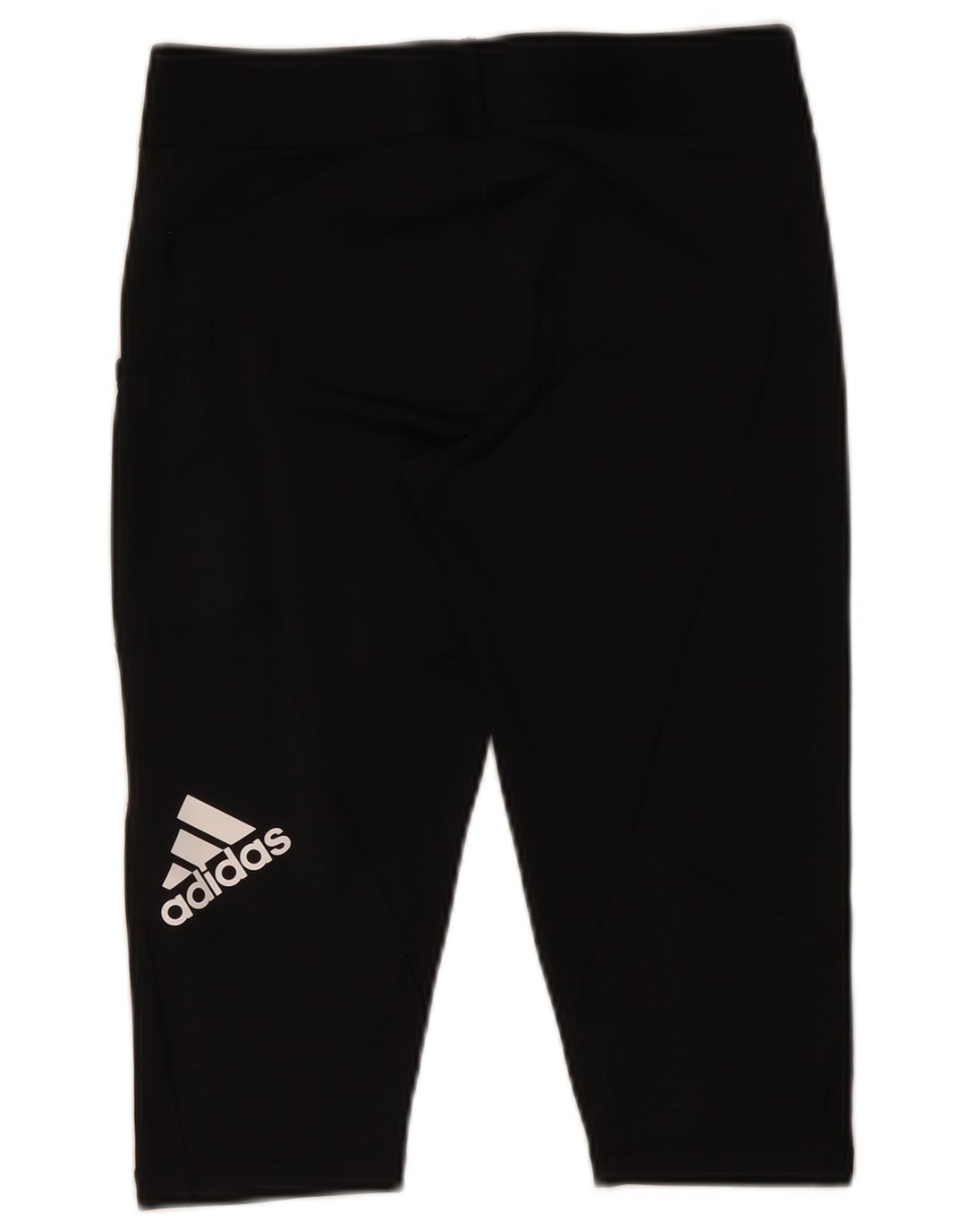 Leggings Capri grafici da donna ADIDAS UK 12/14 medio nero