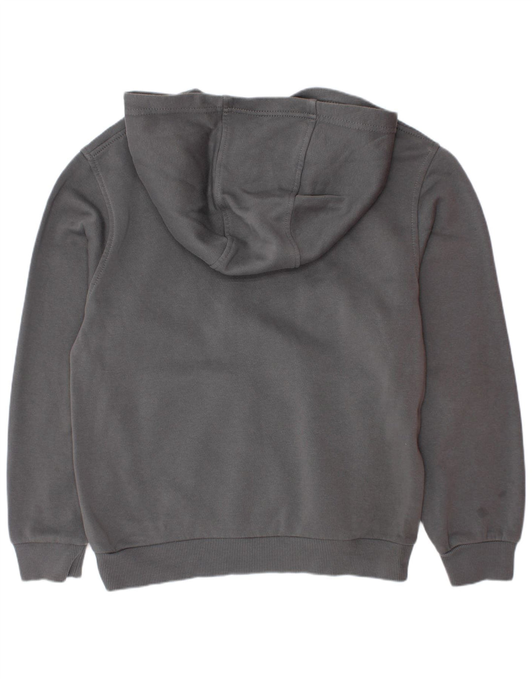 Felpa con cappuccio grafica Nike da bambino 10-11 anni in cotone grigio medio