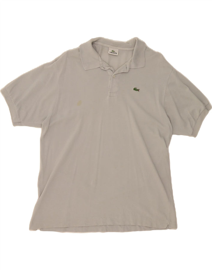 LACOSTE Mens Polo Shirt Size 6 XL Grey Vintage Lacoste and Second-Hand Lacoste from Messina Hembry 