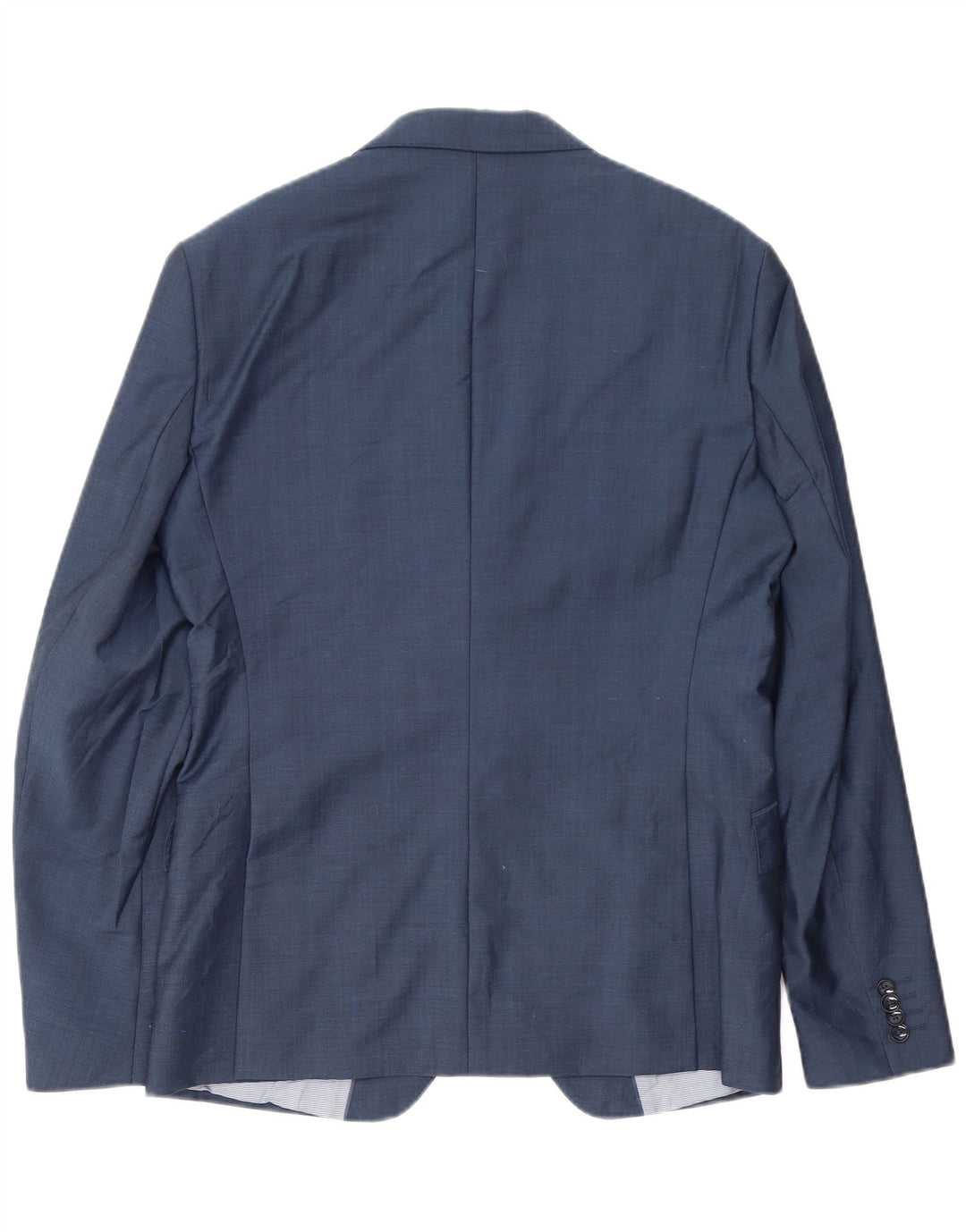 Giacca blazer da uomo a 2 bottoni su misura Zara EU 50 blu navy medio