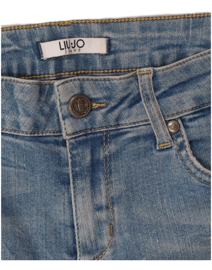 Jeans skinny da donna Liu Jo W28 L27 Blu geometrico