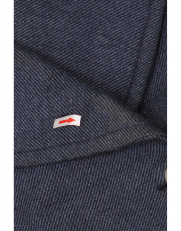 Ted Baker Cappotto doppiopetto da donna taglia 1 XS Blu navy Colourblock
