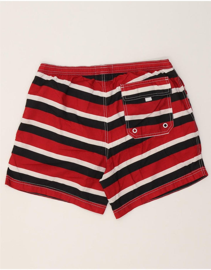 JACK WILLS Pantaloncini da bagno da uomo Grandi poliestere a righe rosse