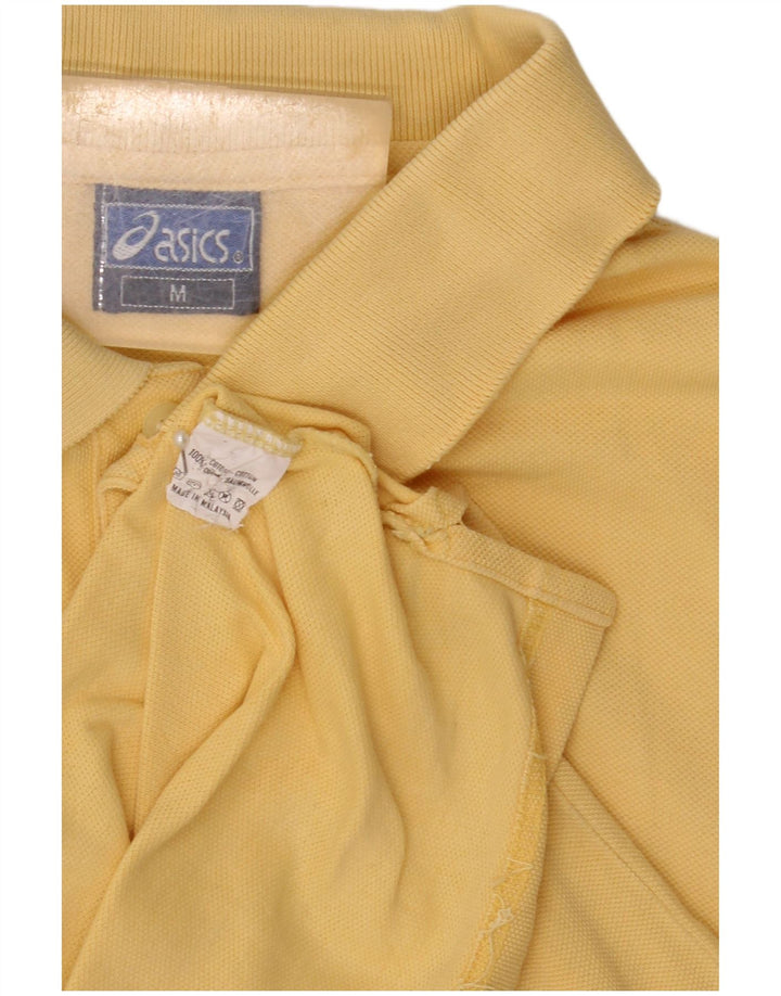 Polo Asics Uomo Cotone Giallo Medio