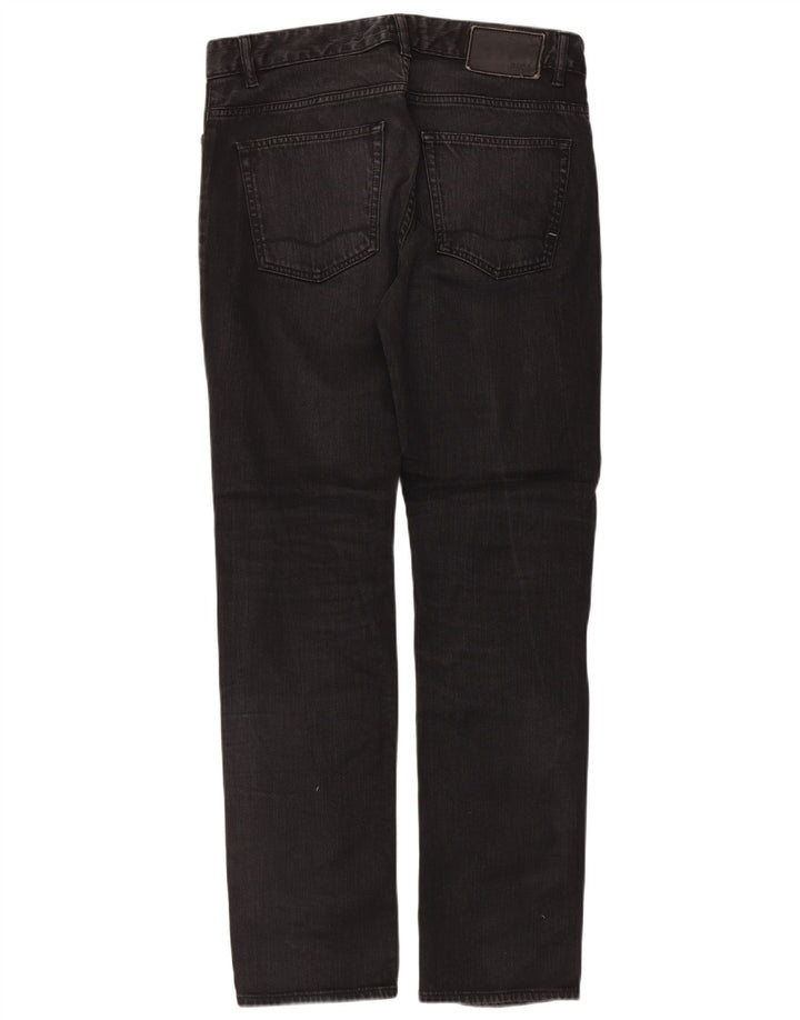 Jeans slim da uomo Delaware Hugo Boss W32 L32 cotone nero