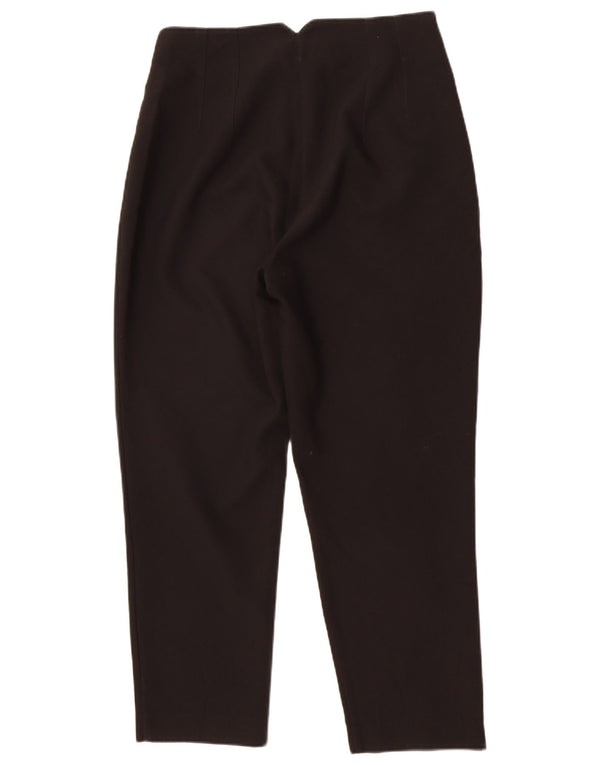 Pantaloni da abito affusolati Zara da donna grandi W30 L27 poliestere nero