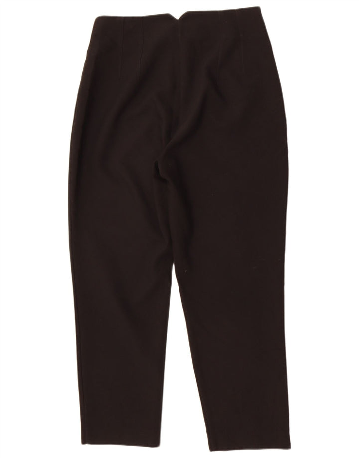 Pantaloni da abito affusolati Zara da donna grandi W30 L27 poliestere nero