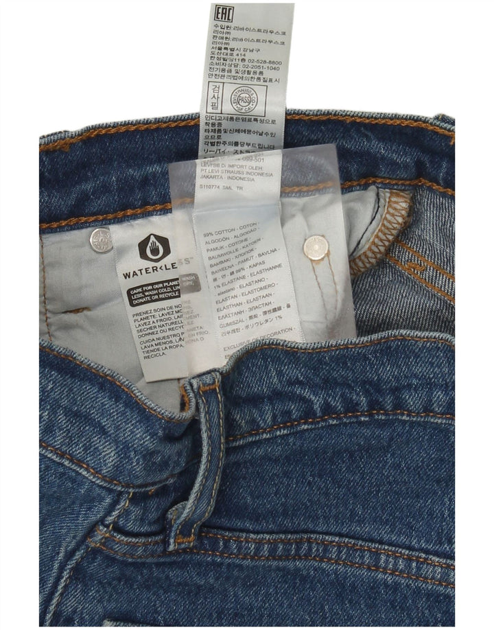 Jeans dritti Levi's 501 da donna W25 L26 cotone blu
