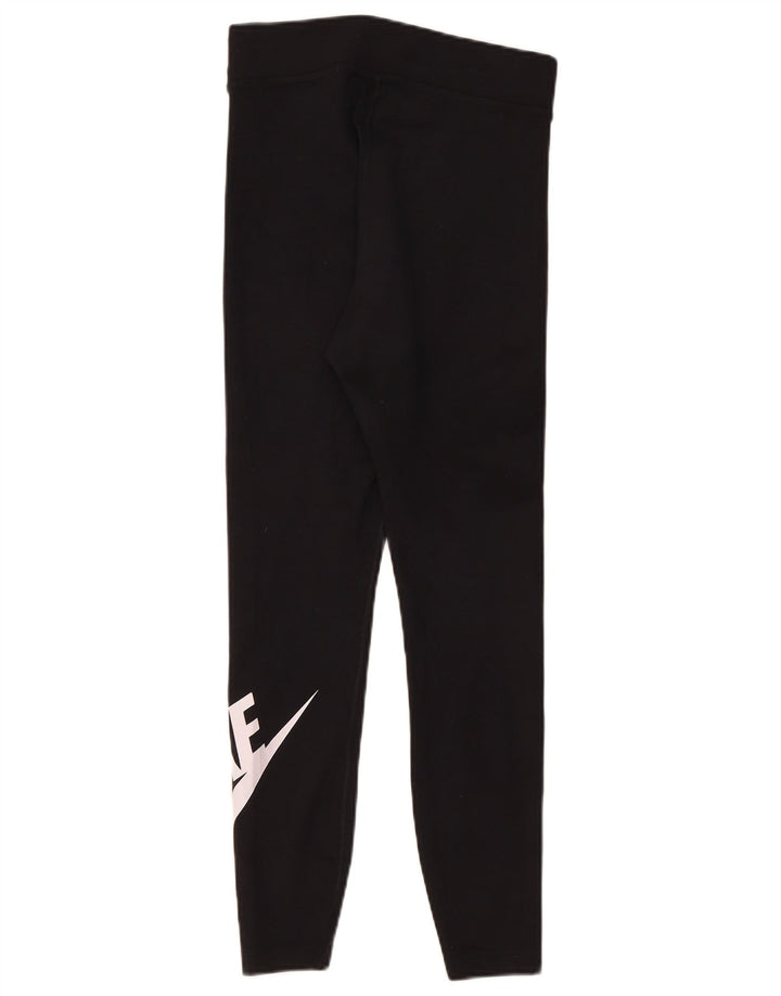 Leggings grafici da donna Nike UK 12 cotone medio nero