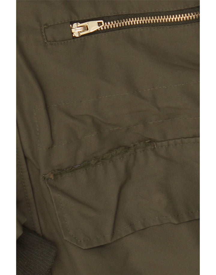 Giacca a vento con cappuccio da donna Zara UK 6 XS Cachi