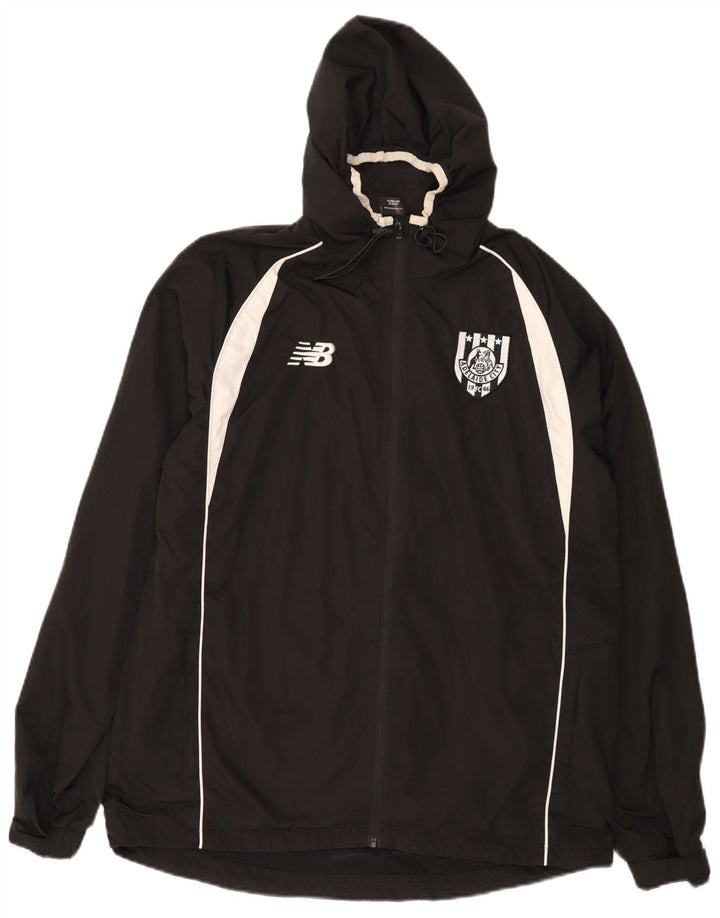Giacca a vento grafica da uomo New Balance UK 36 Small Black Colourblock