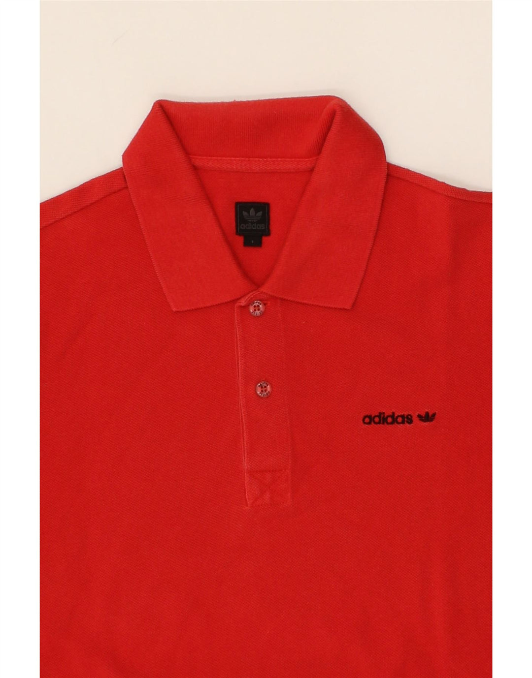 ADIDAS Mens Polo Shirt Small Red Cotton Vintage Adidas and Second-Hand Adidas from Messina Hembry 