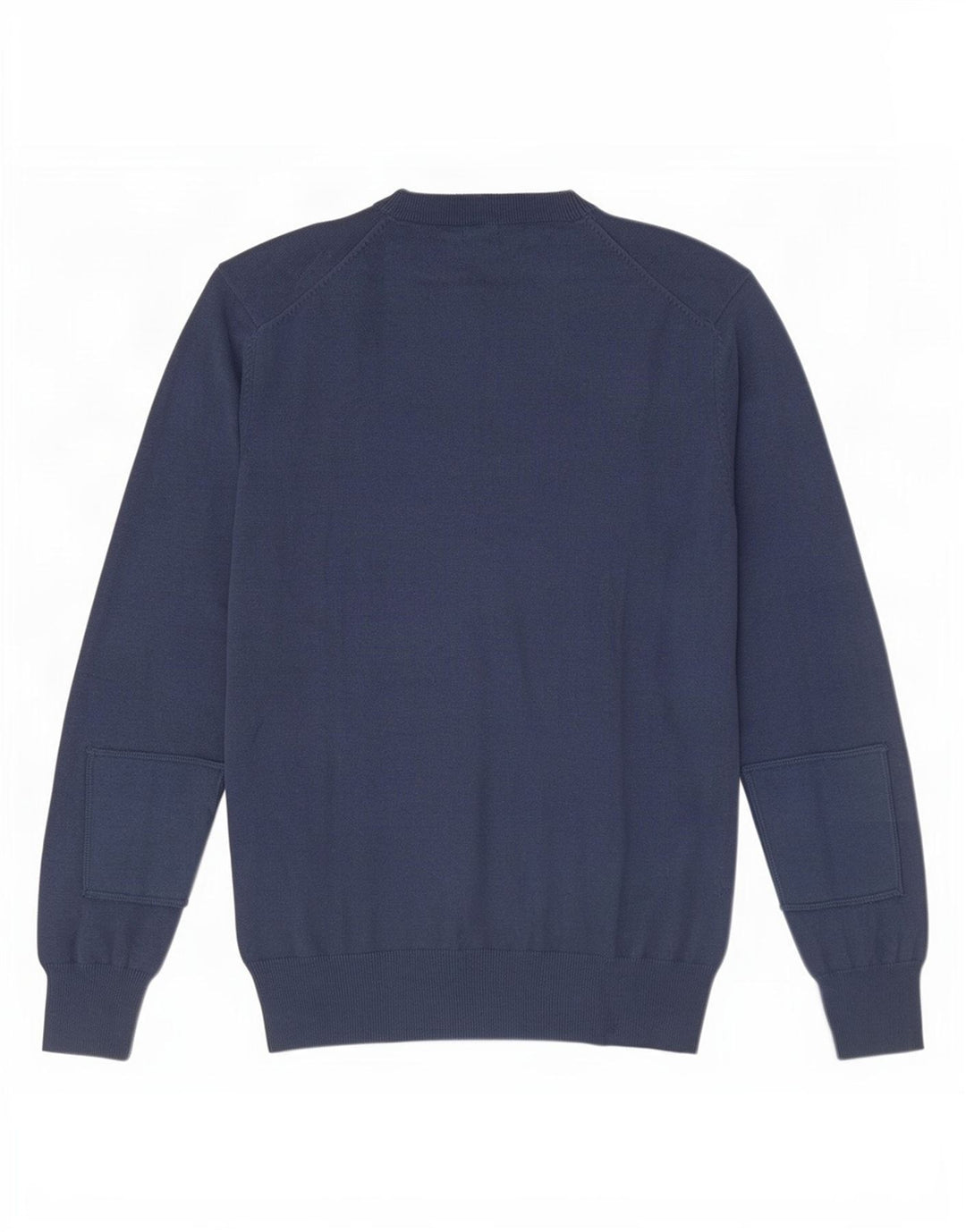 Maglione da uomo con scollo a V Avirex grande in cotone blu