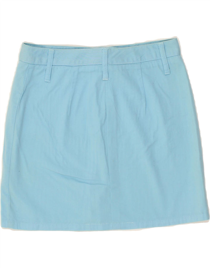 BENETTON Womens Mini Skirt W28 Medium Blue Cotton Vintage Benetton and Second-Hand Benetton from Messina Hembry 