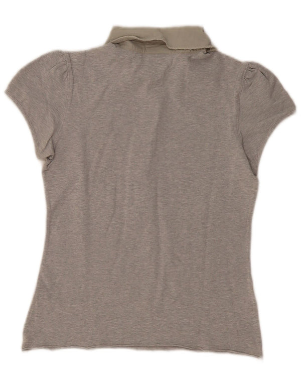 Polo da donna STEFANEL UK 12 grigio medio chiazzato