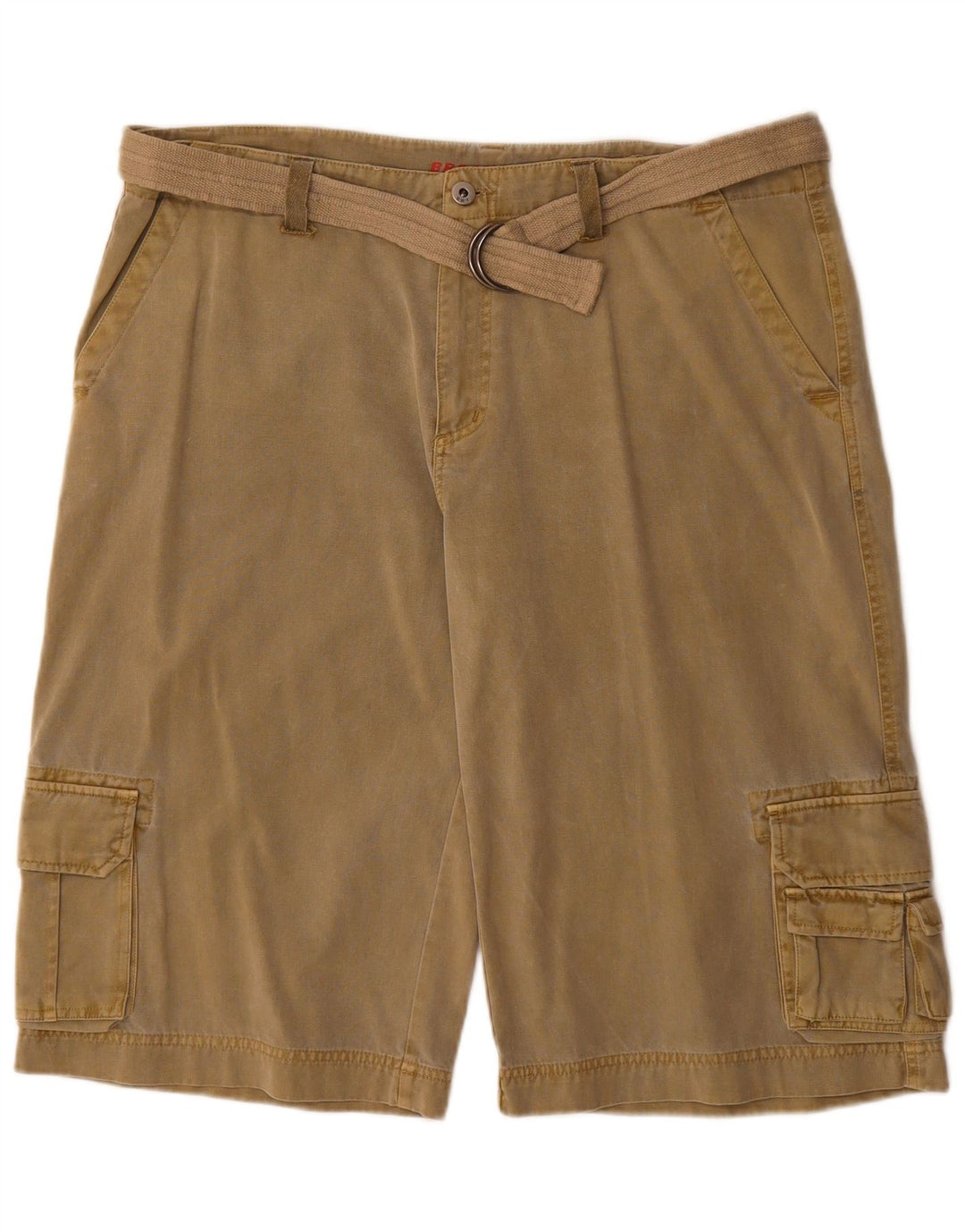 Pantaloncini cargo da uomo Broadway W36 grandi in cotone kaki