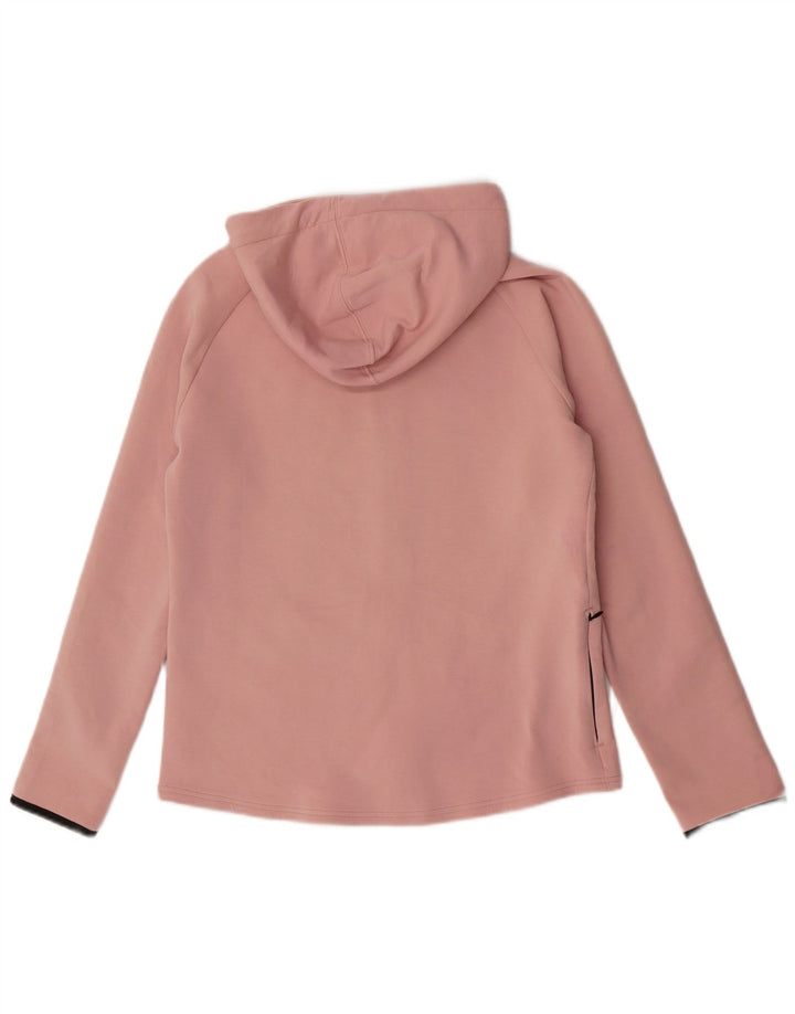 Felpa con cappuccio e zip da donna Puma UK 14 Large Rosa