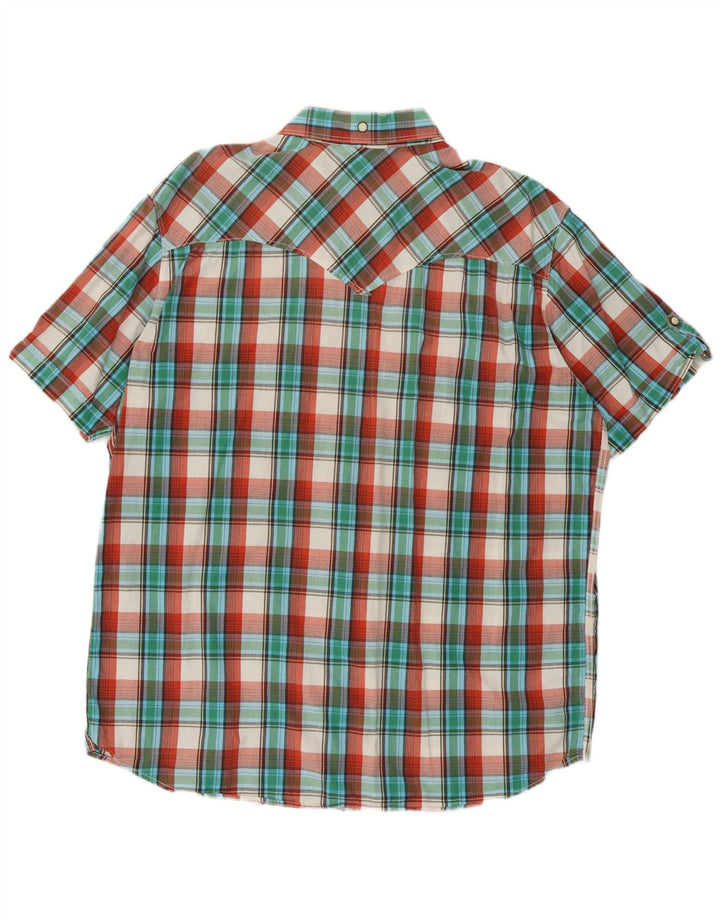 Camicia a maniche corte da uomo Levi's XL a quadri multicolore