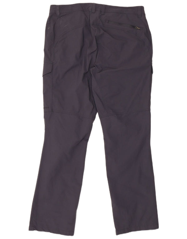 Pantaloni cargo da escursionismo da donna Rohan UK 16 Large W36 L31 Blu navy in poliammide